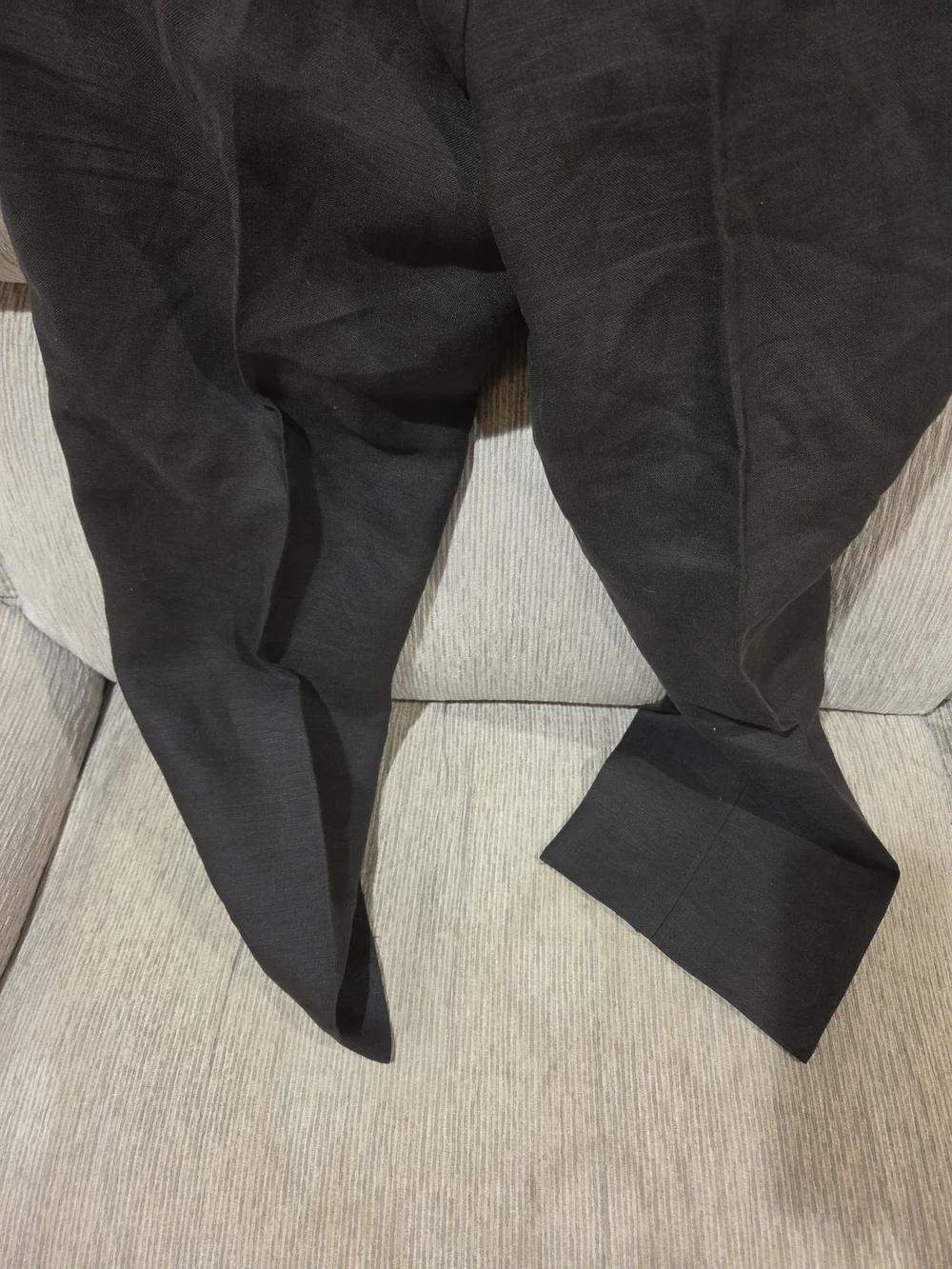 Baxter Men's Gray Pleated Dress Pants 30W Regular Fit Straight Leg Pockets